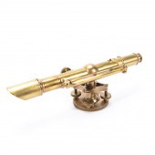 SIGNED ENGLISH BRASS THEODOLIT