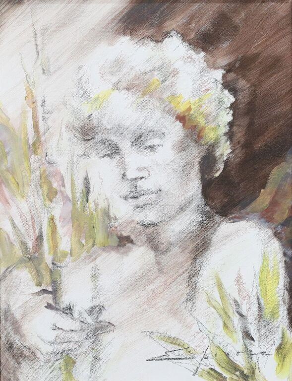 SIGNED ESPINOSA OIL ON BOARD
