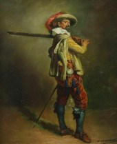 SIGNED F. VERNOS CAVALIER OIL