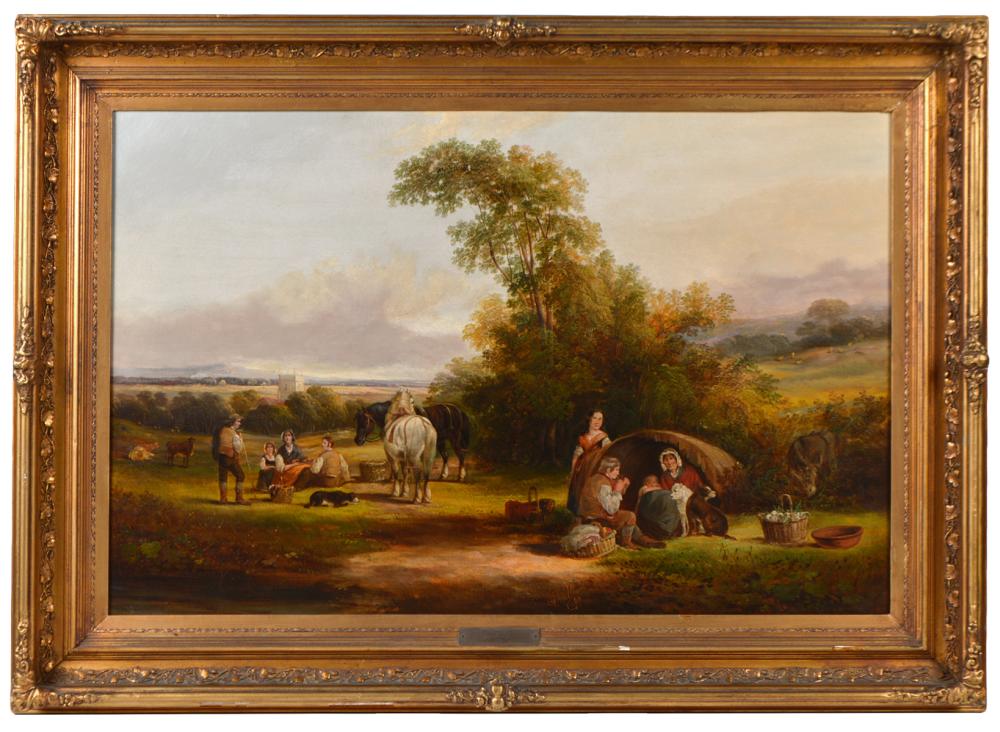 SIGNED F. WILLIS 19TH CT. OIL