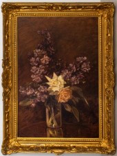 SIGNED FANTIN STILL LIFE OF FL