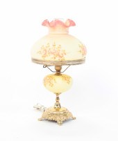 SIGNED FENTON DECORATED BURMES