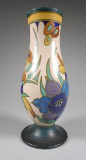 SIGNED FLORAL GOUDA VASE ZUID