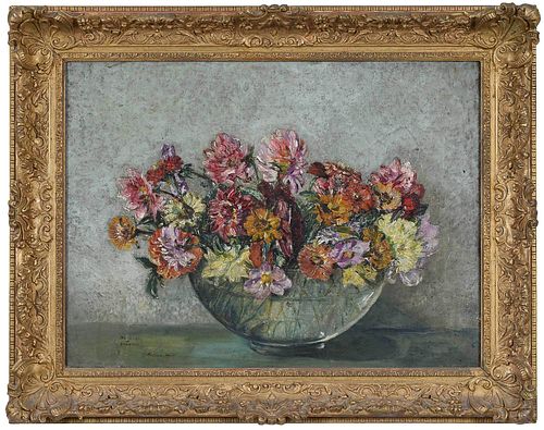 SIGNED FLORAL STILL