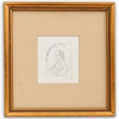 SIGNED FOUJITA ORIGINAL ILLUST