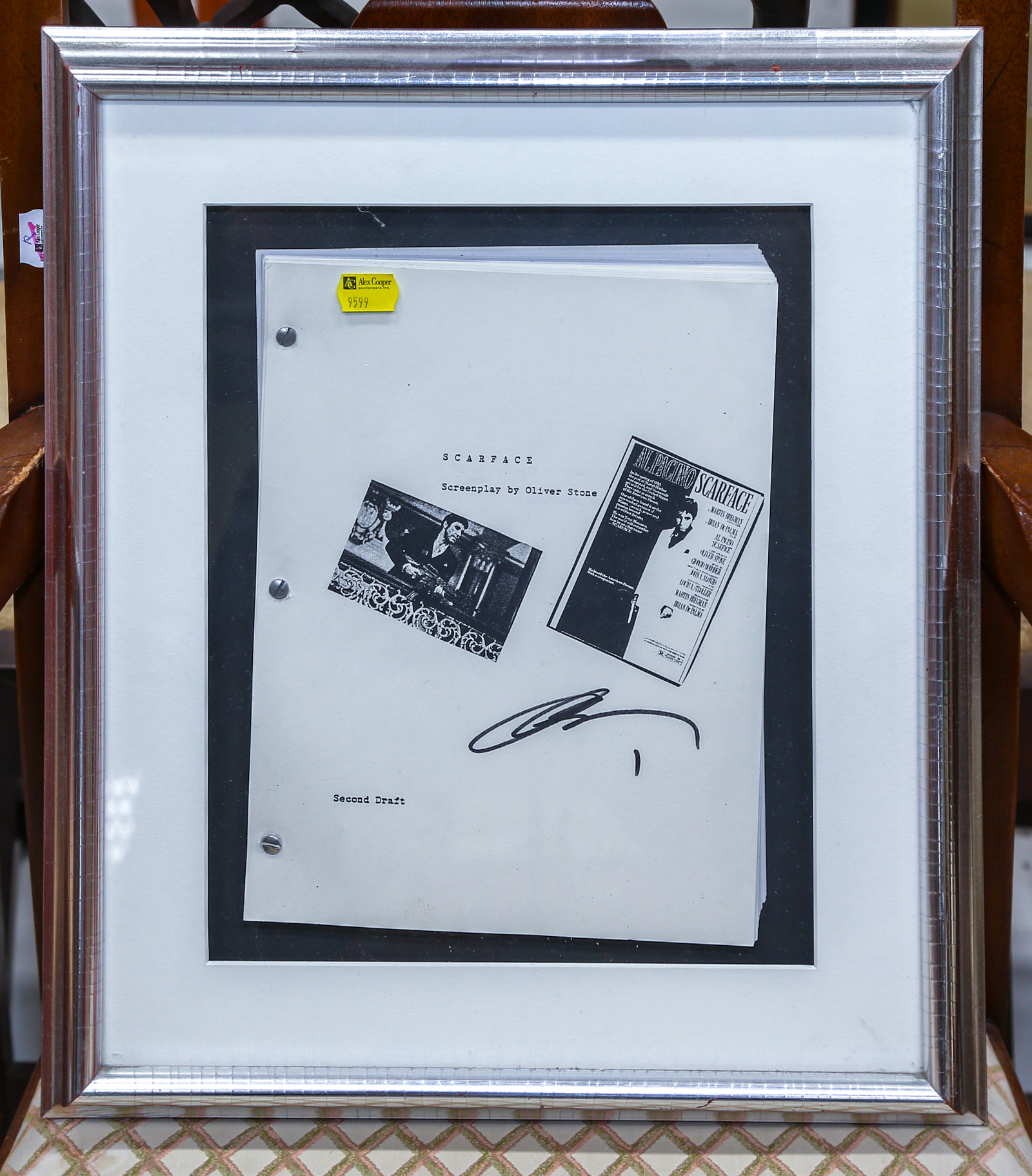 SIGNED & FRAMED SCAR FACE SECOND