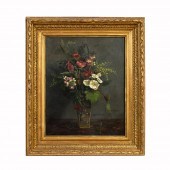 SIGNED FRENCH FLORAL STILL LIF