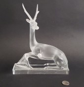 SIGNED FRENCH LALIQUE FROSTED