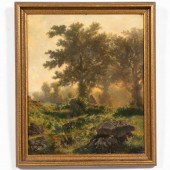 SIGNED FRENCH O/C LANDSCAPE, D