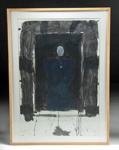 SIGNED FRITZ SCHOLDER PAINTING -