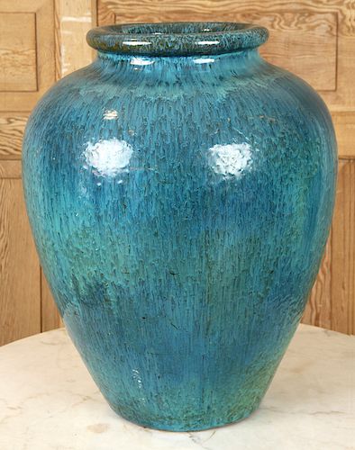 SIGNED GALLOWAY BLUE GLAZED