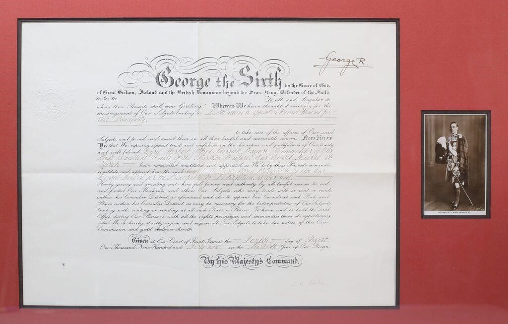 SIGNED GEORGE VI MILITARY