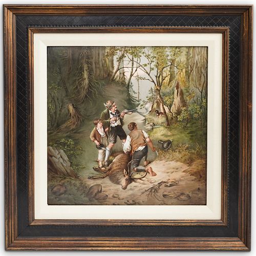 SIGNED GERMAN C. BAUER "DEER