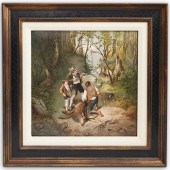 SIGNED GERMAN C. BAUER "DEER H