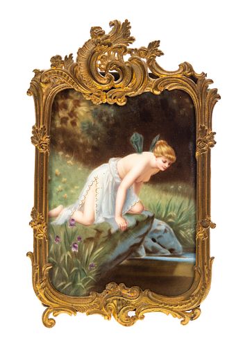 SIGNED GERMAN HAND PAINTED