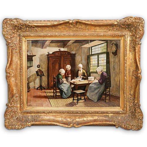 SIGNED GERMAN PORCELAIN
