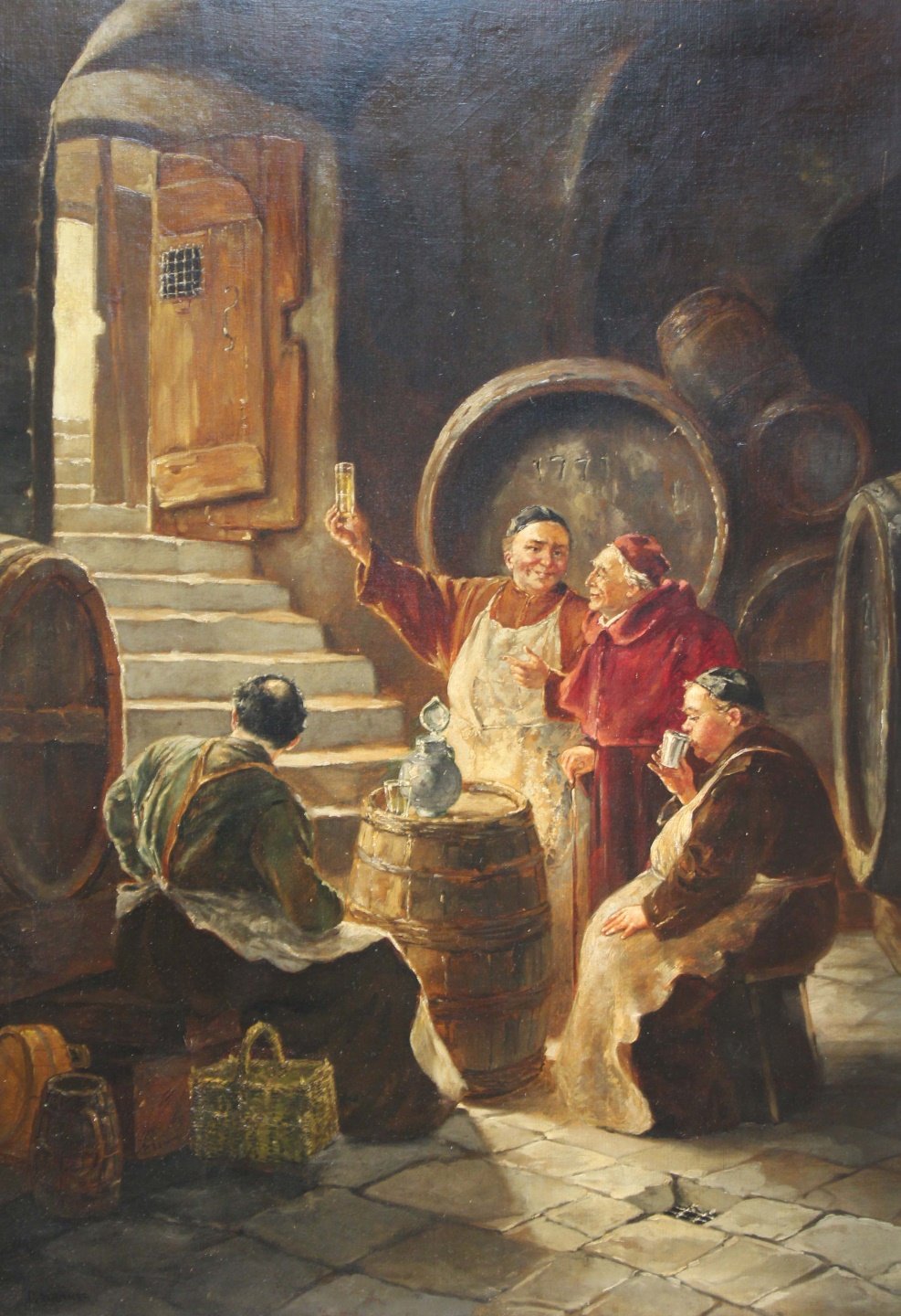 SIGNED GRUTZNER Oil on canvas