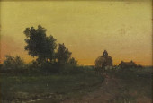 SIGNED HALLE OIL ON BOARD PAIN