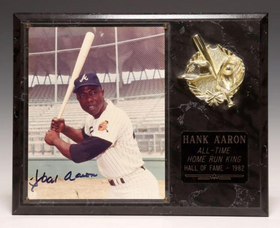 SIGNED HANK AARON (D.2021)
