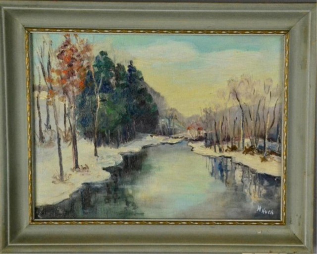 SIGNED HARRY HORN OIL ON