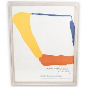 SIGNED HELEN FRANKENTHALER ART
