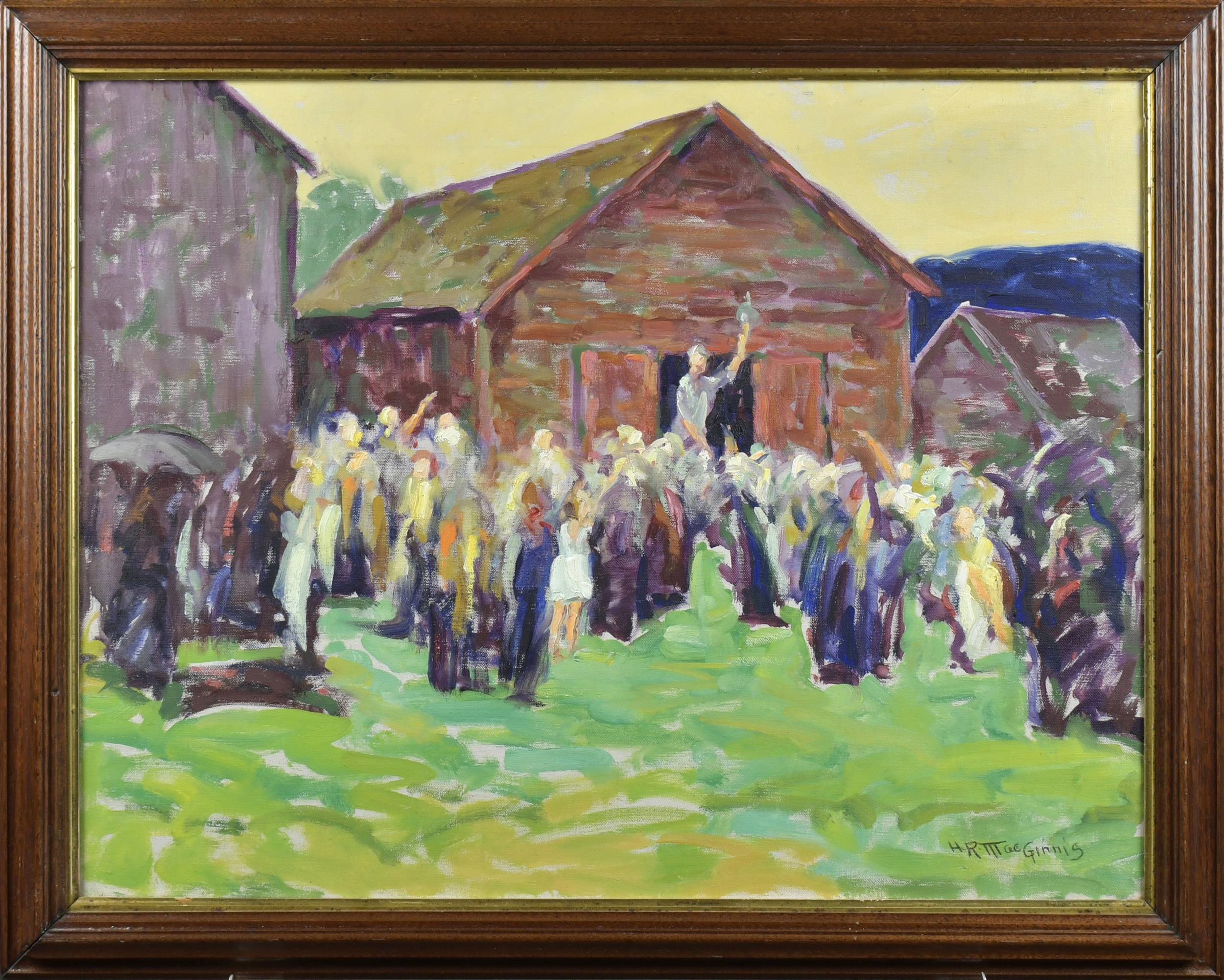 SIGNED H.R. MACGINNIS O/C,