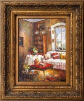 SIGNED IMPRESSIONISTIC INTERIO