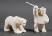 SIGNED INUIT POLAR BEAR HUNT W