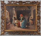 SIGNED ITALIAN O/C GENRE SCENE