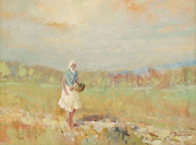 SIGNED ITALIAN SCHOOL OIL
