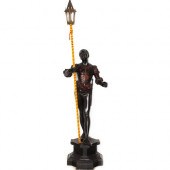 SIGNED ITALIAN WOODEN BLACKAMO