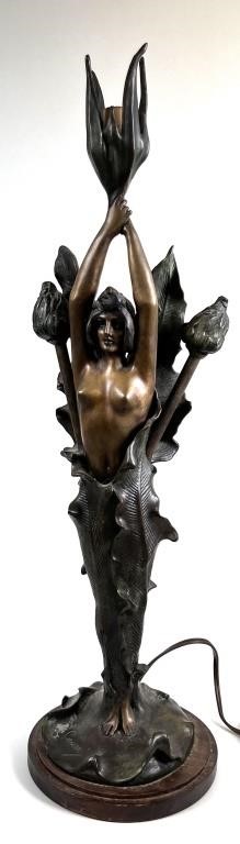 SIGNED J. CAUSSE PATINATED