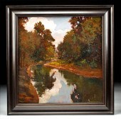SIGNED JAN SCHMUCKAL PAINTING