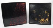 Signed Japanese lacquered stan