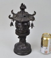 SIGNED JAPANESE PAGODA CENSER/
