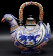SIGNED JAPANESE SATSUMA GOOSE