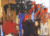 SIGNED JERZY (20TH C.) ABSTRAC