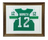 SIGNED JOE NAMATH JERSEY. Non-
