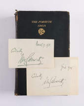 SIGNED JOHN GALSWORTHY, THE FO