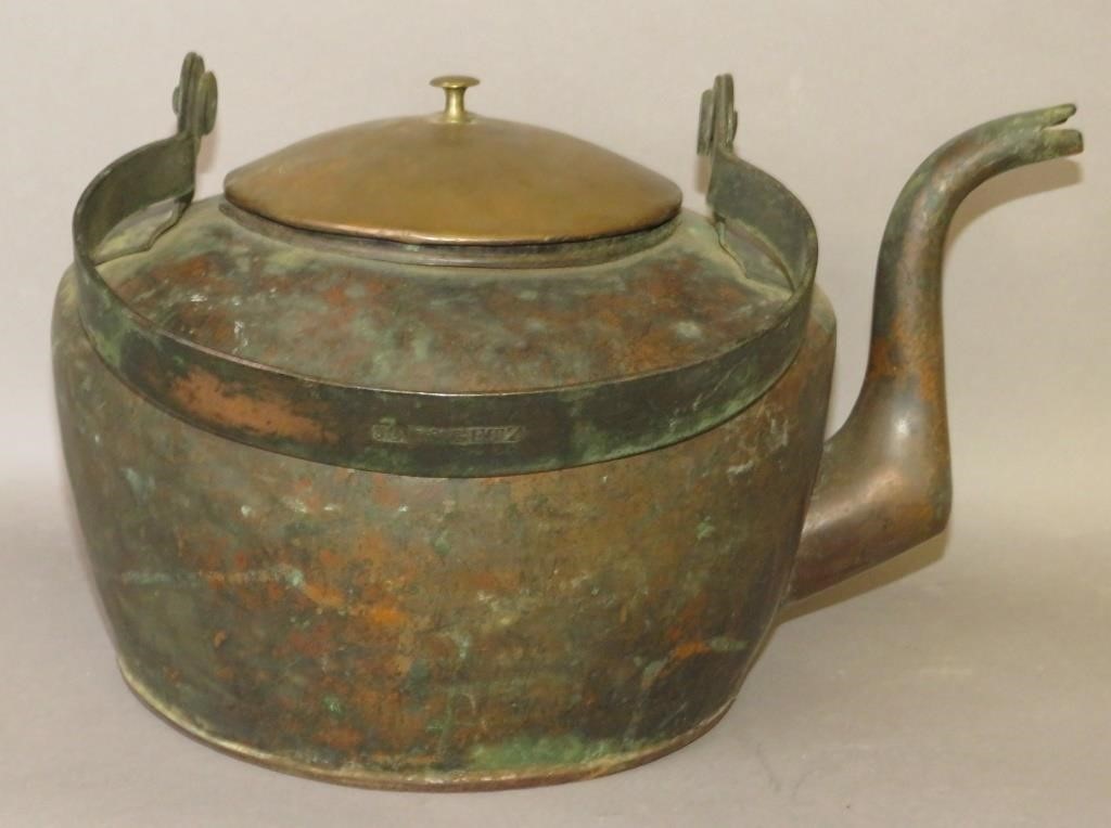SIGNED "JOHN GETZ" GOOSENECK COPPER