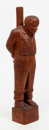 SIGNED KAHAN FOLK ART "PRISONE
