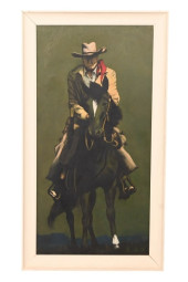 SIGNED KENDALL PAINTING COWBOY