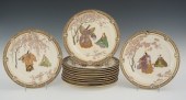 Signed Kinkozan Satsuma Plates