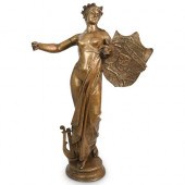 SIGNED LADY JUSTICE BRONZE SCU