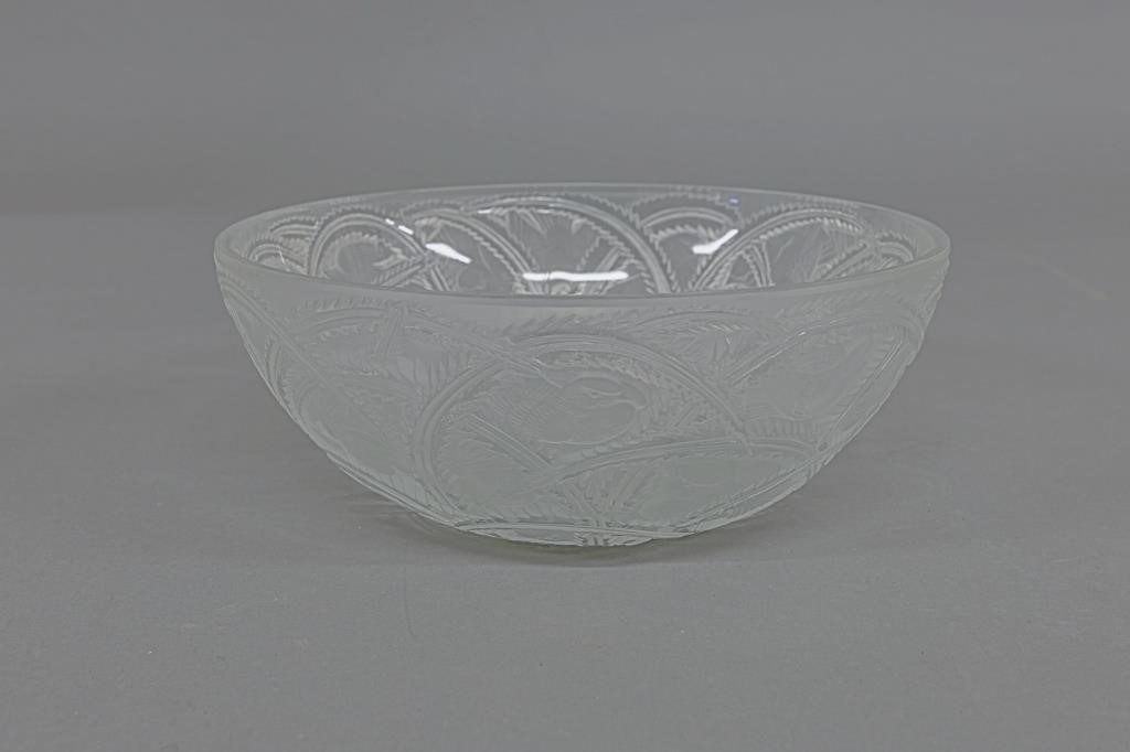 Signed Lalique, France, crystal