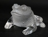 SIGNED LALIQUE FRANCE GREGOIRE