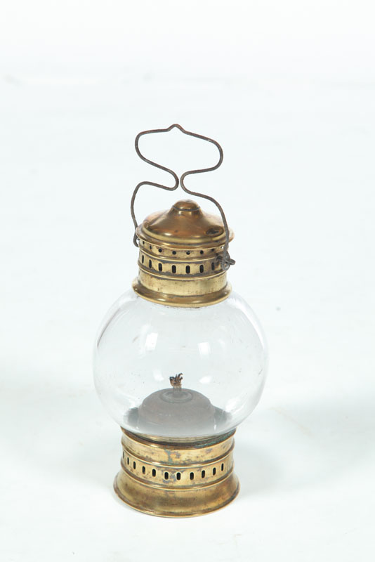 SIGNED LANTERN.  French  19th