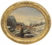 SIGNED LEGER ALPINE LANDSCAPE