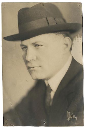 SIGNED LOBBY PORTRAIT PHOTOGRAPH OF