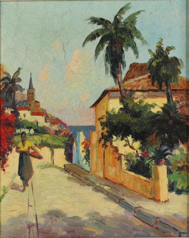 SIGNED LUBELL - OIL ON CANVAS
